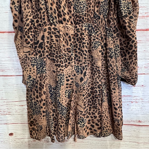 The Kooples Hide & Seek Lurex Leopard Dress Sz 4 - Picture 10 of 12